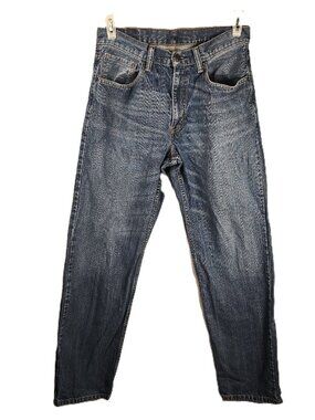 Levis Mens 550 Jeans 32 x 34 Relaxed Fit Medium Denim Wash Straight Leg 5-Pocket